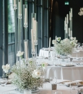 White stylish wedding